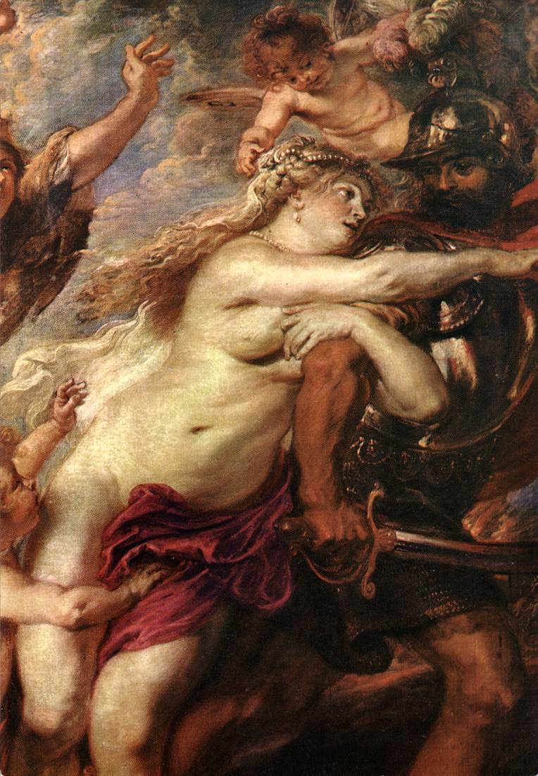 RUBENS, Pieter Pauwel The Consequences of War (detail)